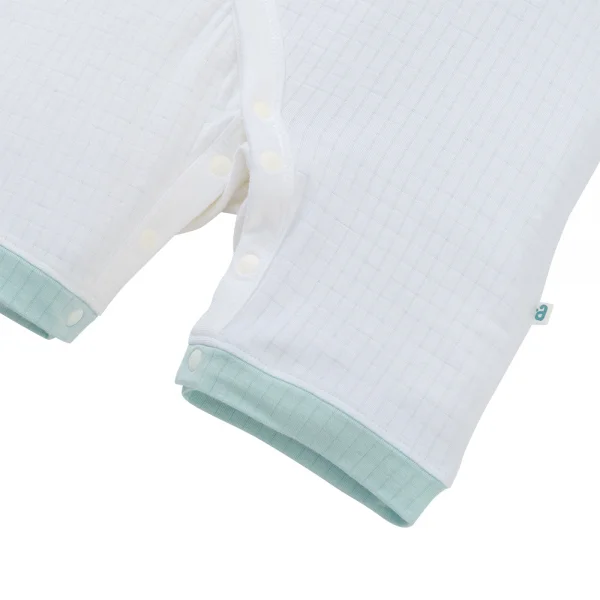 Set 2 bodysuit rayon chống muỗi đùi Animo VD0425034 (0-12M,Ngọc-trắng,TT06)