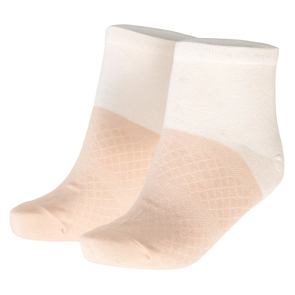 Combo 2 Set 2 đôi vớ cho mẹ cổ trung sợi tre Animo XVV1024066 (Free size,Nhiều màu)