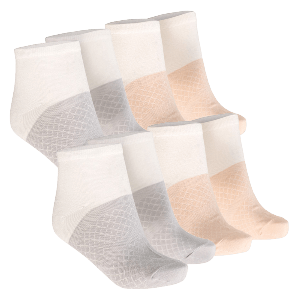 Combo 2 Set 2 đôi vớ cho mẹ cổ trung sợi tre Animo XVV1024066 (Free size,Nhiều màu)