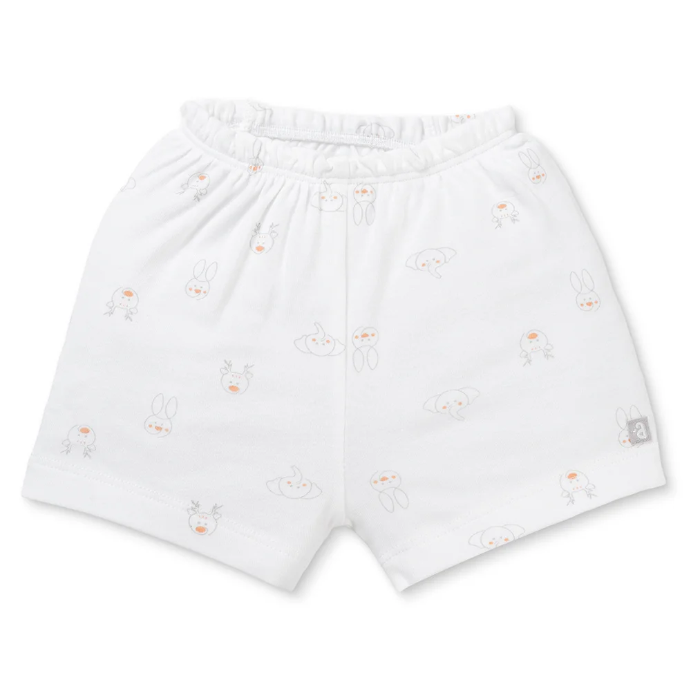 Bộ modal kháng khuẩn ngắn Animo HR VD0625010 (0-6M,Xám-trắng,NN06)