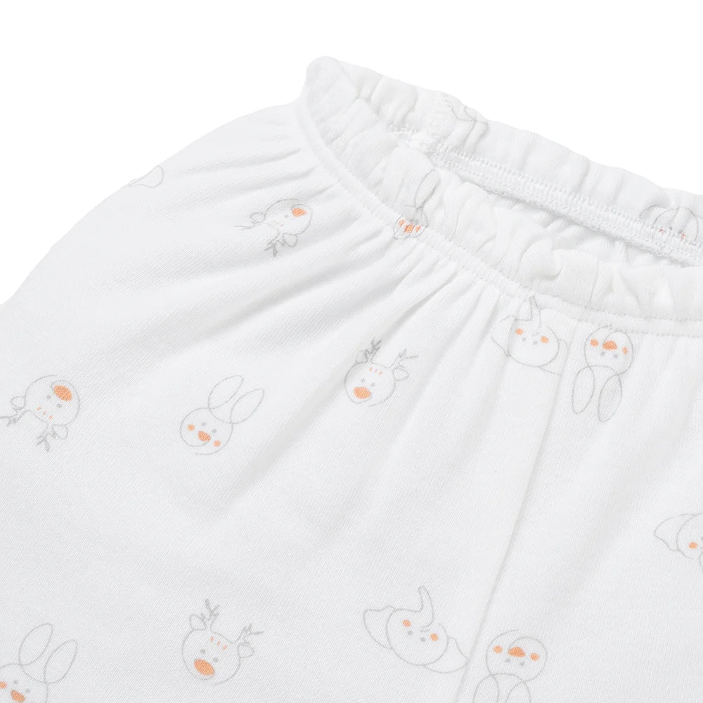 Bộ modal kháng khuẩn ngắn Animo HR VD0625010 (0-6M,Xám-trắng,NN06)