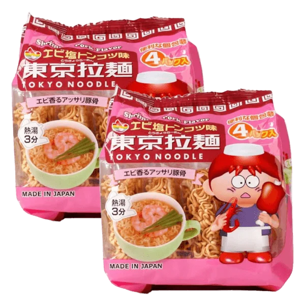 [Subscription] Combo 2 Mỳ ăn liền cho bé Tokyo Noodle Vị Tôm & Thịt Heo