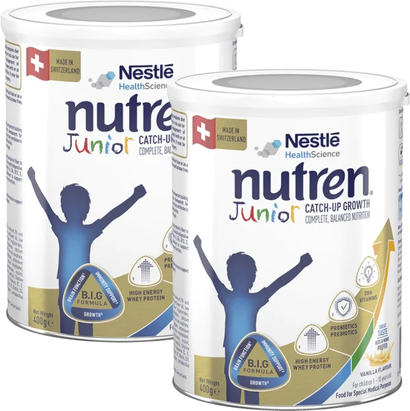 Combo 2 Thực phẩm dinh dưỡng Nutren Junior 400g (1-10 tuổi)