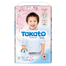 Quà tặng khi mua Combo 3 Tã quần Nhật Bản Takato siêu mềm mại (M, 76 miếng)