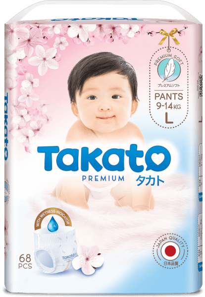 Tã quần Takato siêu mềm mại (L, 68 miếng)