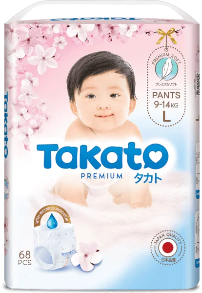 Tã quần Takato siêu mềm mại (L, 68 miếng)