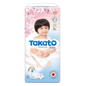 Quà tặng khi mua Combo 3 Tã dán Nhật Bản Takato siêu mềm mại (S, 80 miếng)