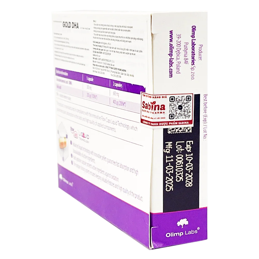 Thực phẩm bảo vệ sức khỏe Gold DHA