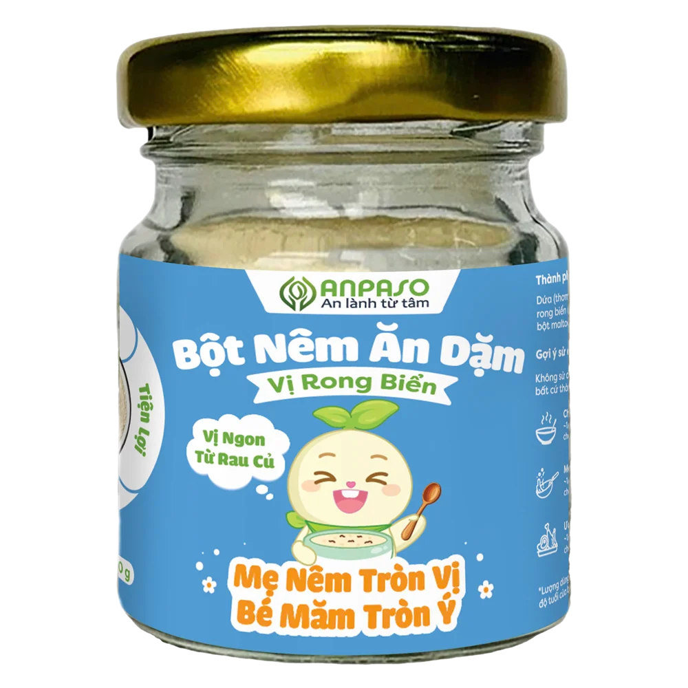 Bột nêm ăn dặm Anpaso vị rong biển 60g