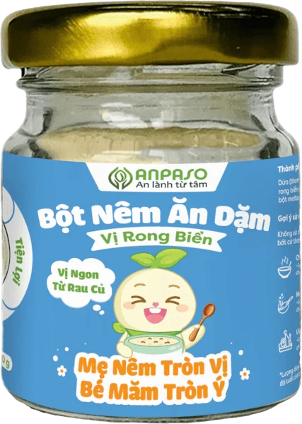 Bột nêm ăn dặm Anpaso vị rong biển 60g