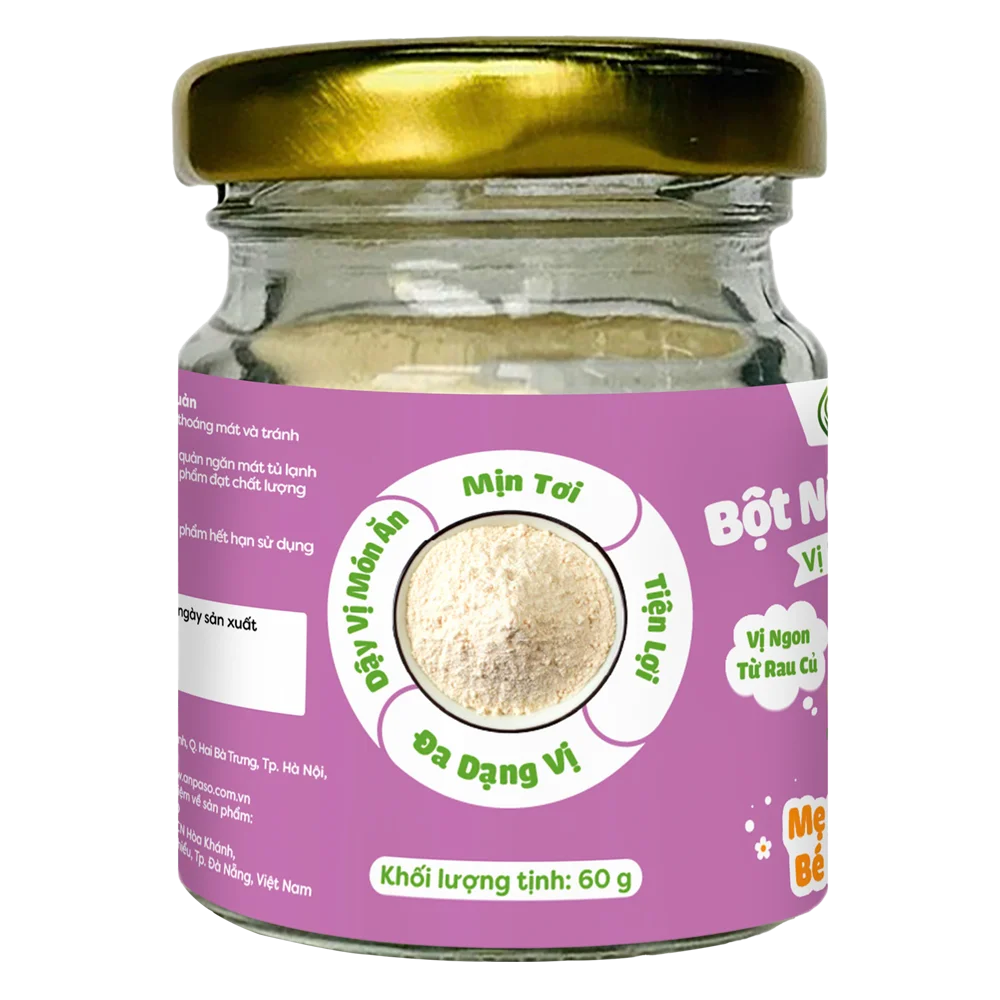 Bột nêm ăn dặm Anpaso vị nấm hương 60g