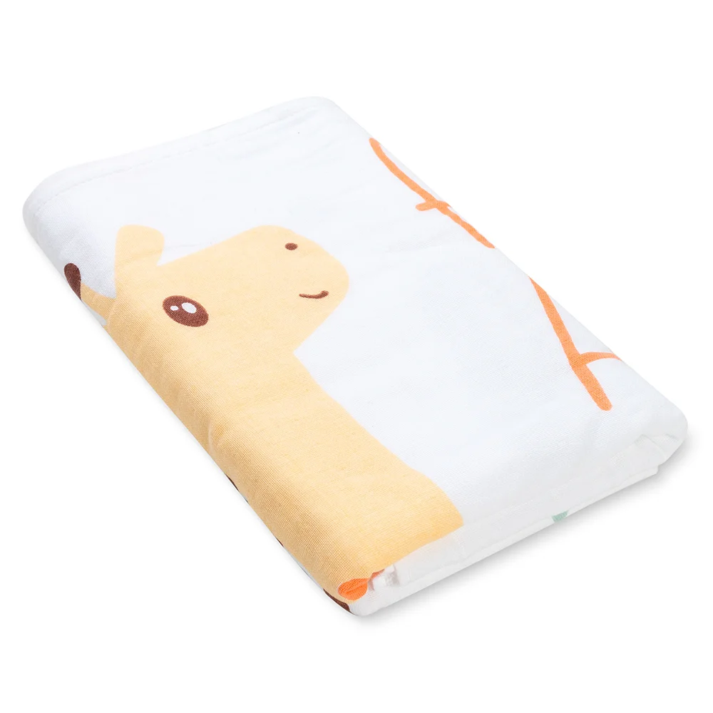 Khăn tắm trẻ em Cotton Hươu cao cổ Animo BM9T (60x120cm,Trắng-Giao hoạ tiết ngẫu nhiên)