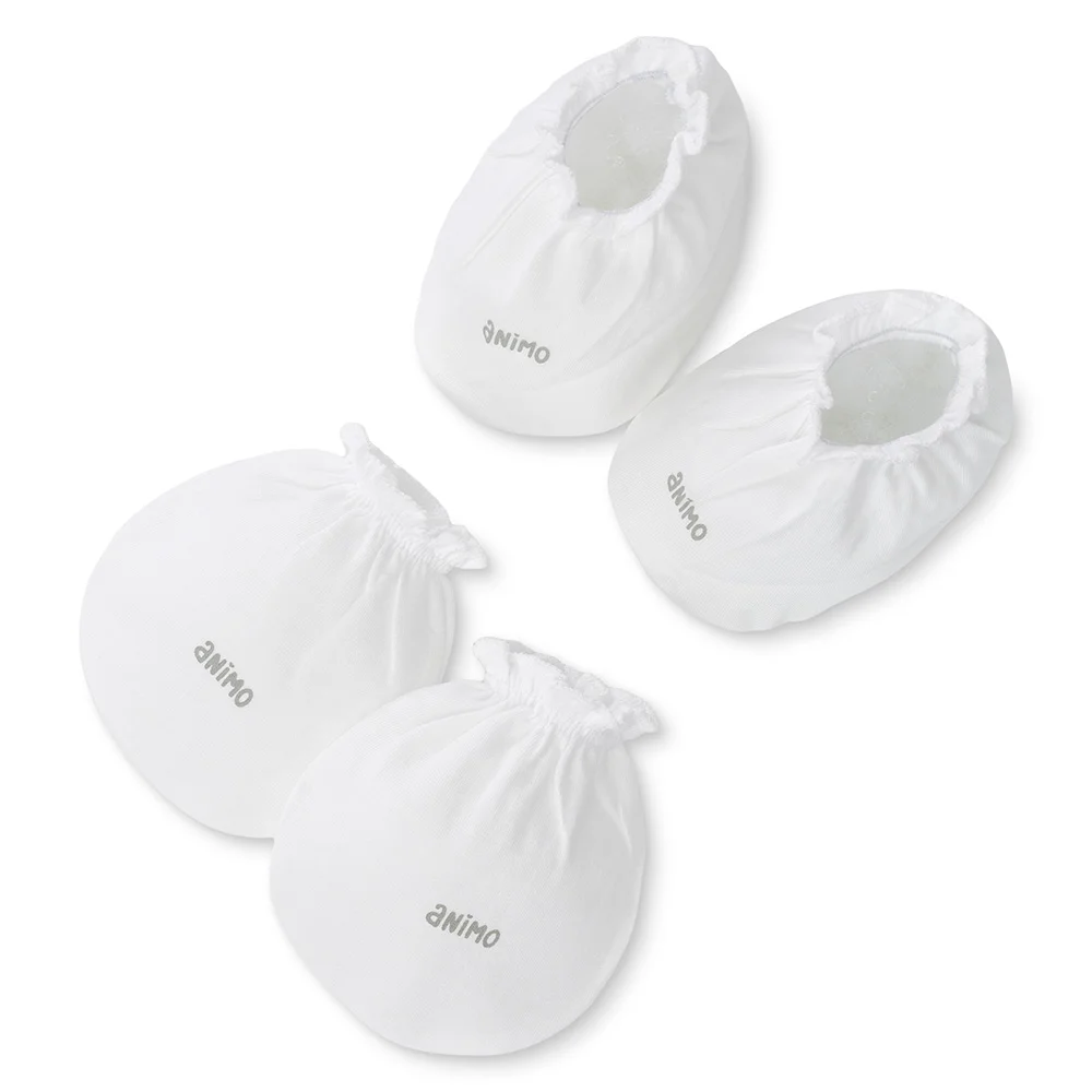 Bộ bao tay chân thun Animo HN0924088 (NB,Nhiều màu,Giao ngẫu nhiên)