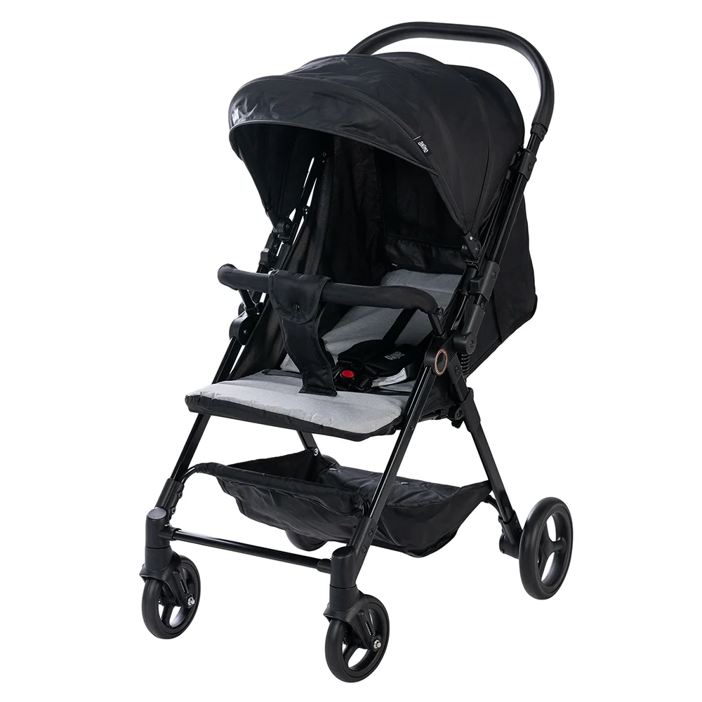 Xe đẩy 2 chiều Animo Q1 (Xám + Đen)