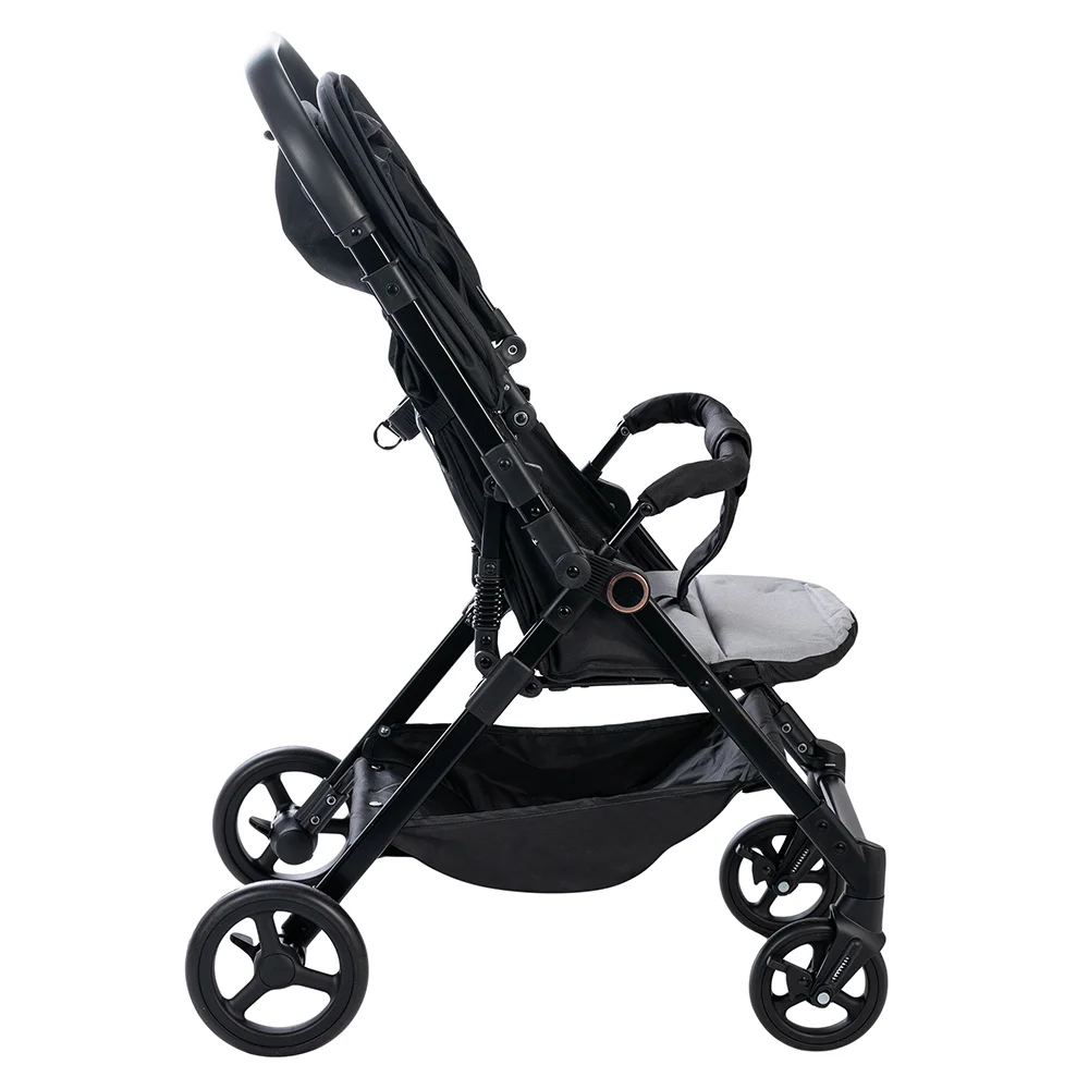 Xe đẩy 2 chiều Animo Q1 (Xám + Đen)