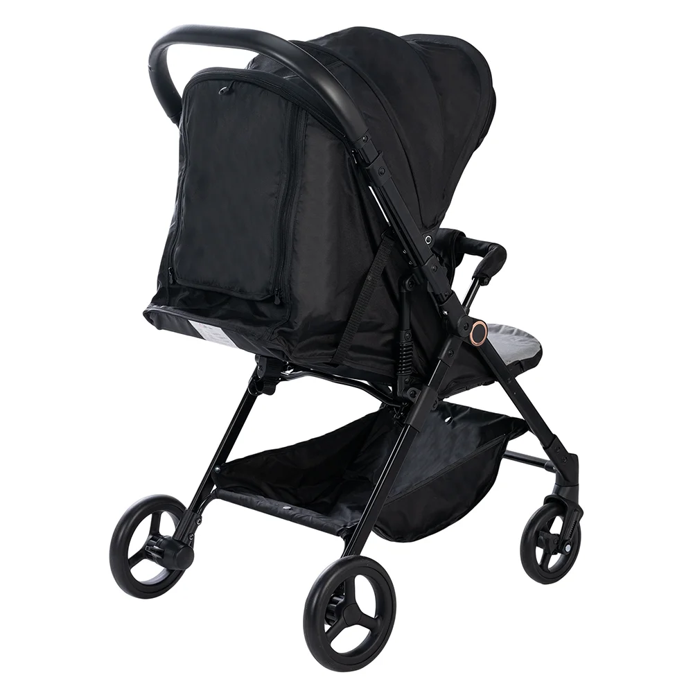 Xe đẩy 2 chiều Animo Q1 (Xám + Đen)