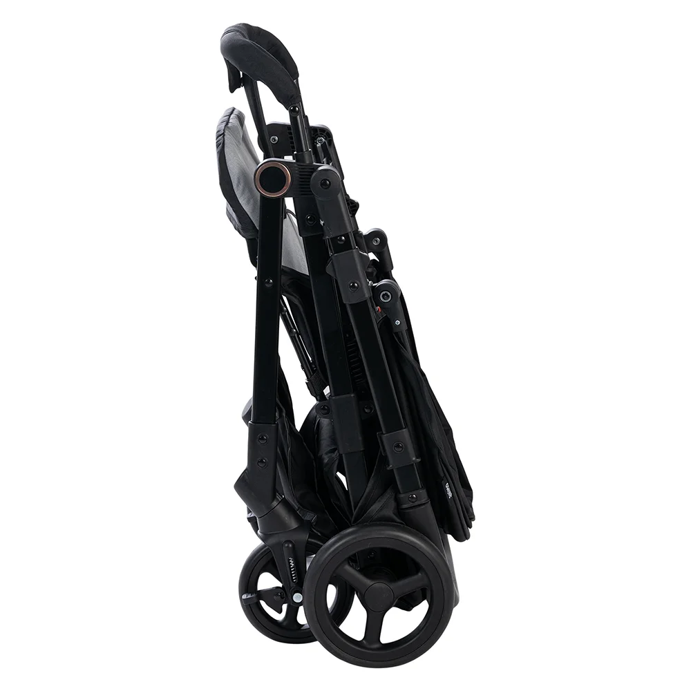 Xe đẩy 2 chiều Animo Q1 (Xám + Đen)