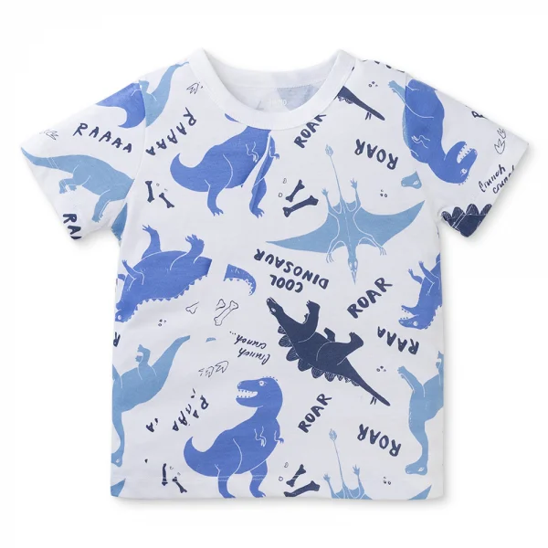 Bộ bé trai ngắn Animo Easy HN0325007 (1-4Y,Trắng-dương,DD04)