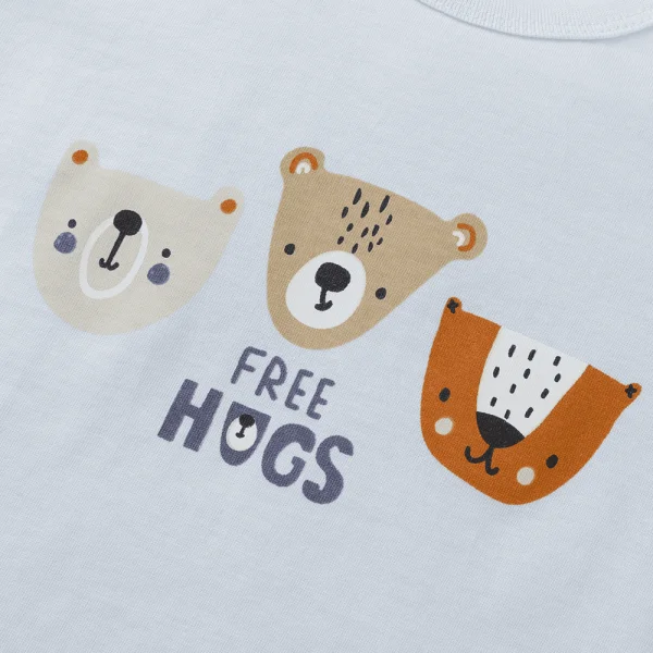 Bộ bé trai ngắn Animo Easy HN0325006 (1-4Y,Biển-dương,NN01)