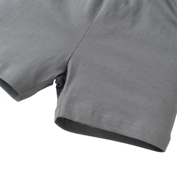 Bộ bé trai ngắn Animo Easy HN0425018 (1Y,Kem-xám,NN03)