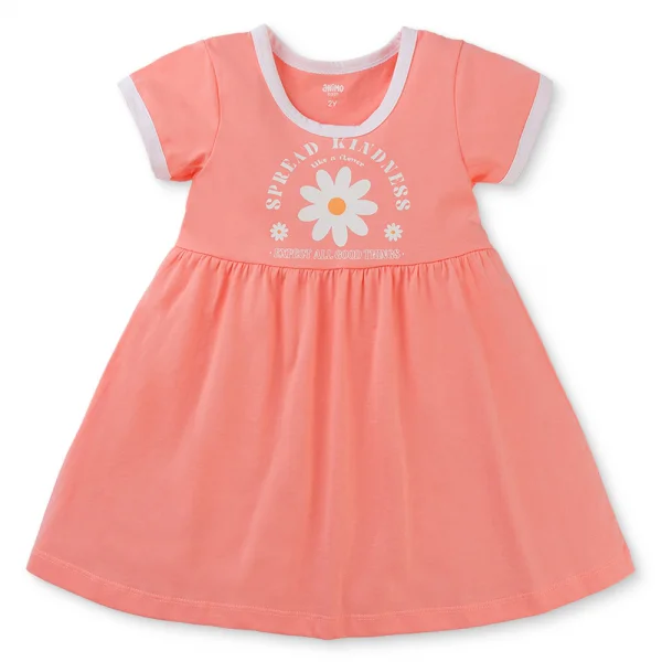 Đầm bé gái Animo Easy TX0525039 (1-4Y,Hồng,TT02)