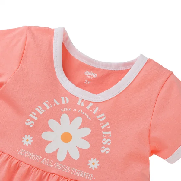 Đầm bé gái Animo Easy TX0525039 (1-4Y,Hồng,TT02)