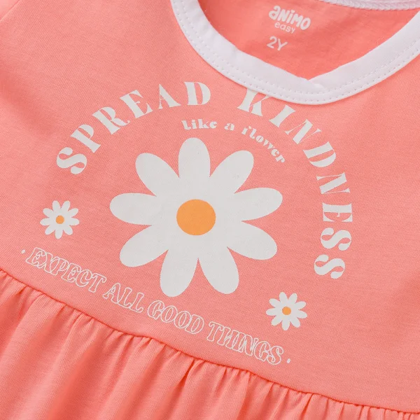 Đầm bé gái Animo Easy TX0525039 (1-4Y,Hồng,TT02)