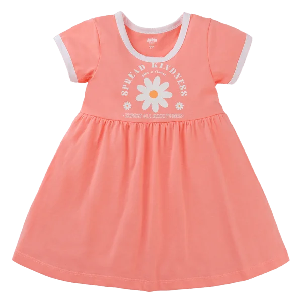 Đầm bé gái Animo Easy TX0525039 (1-4Y,Hồng,TT02)