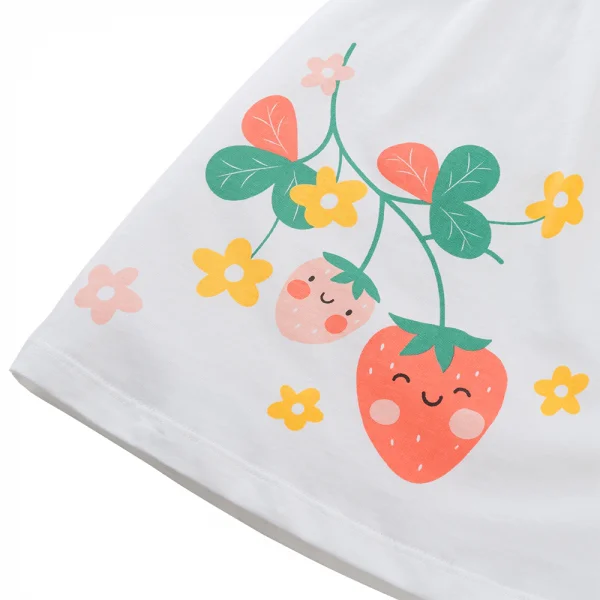 Đầm bé gái Animo Easy TX0425067 (1-4Y,Hồng-trắng,NN02)