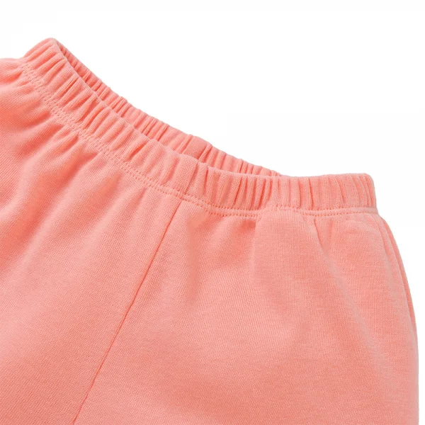 Bộ bé gái ngắn Animo Easy LU0425045 (1-4Y,Trắng-đào,TT02)