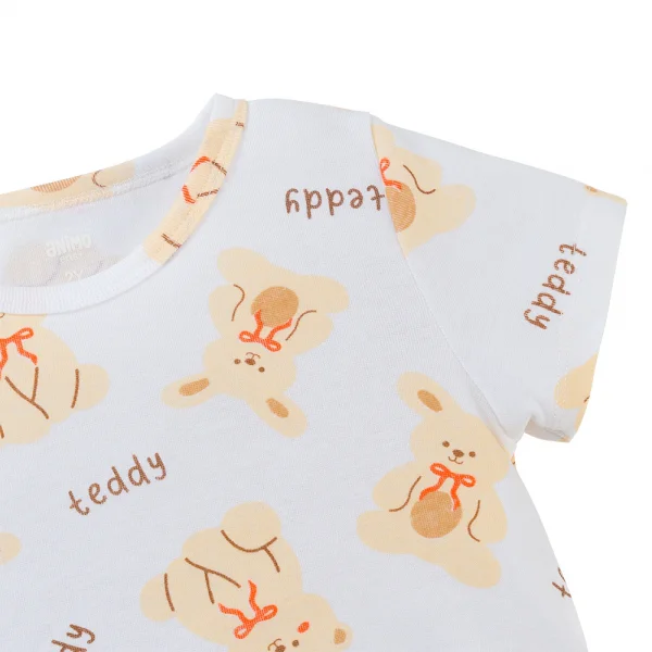 Áo bé gái Animo Easy LU0425044 (1-4Y,Trắng,TT04)