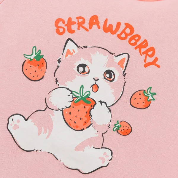 Áo bé gái Animo Easy LU0425043 (1-4Y,Hồng,TT02)