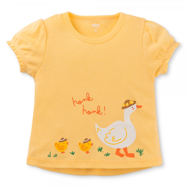 Áo bé gái Animo Easy LU0425042 (1-4Y,Vàng,TT02)
