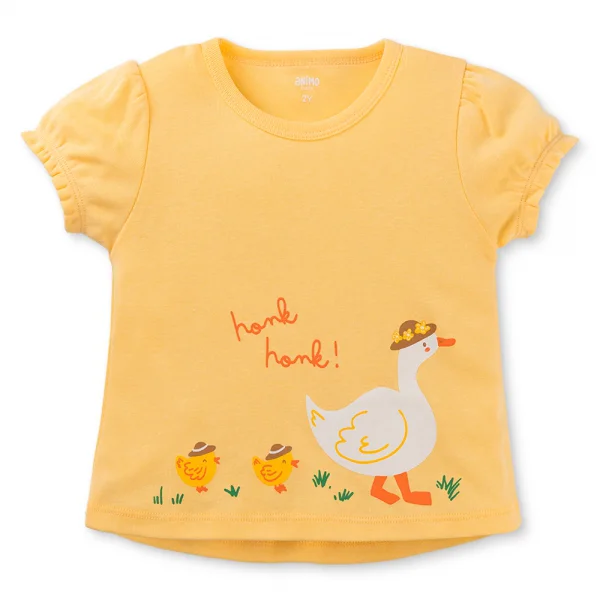 Áo bé gái Animo Easy LU0425042 (1-4Y,Vàng,TT02)