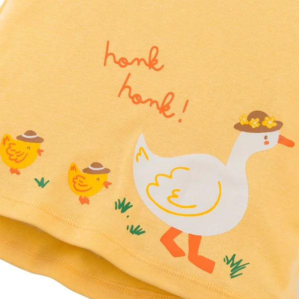 Áo bé gái Animo Easy LU0425042 (1-4Y,Vàng,TT02)