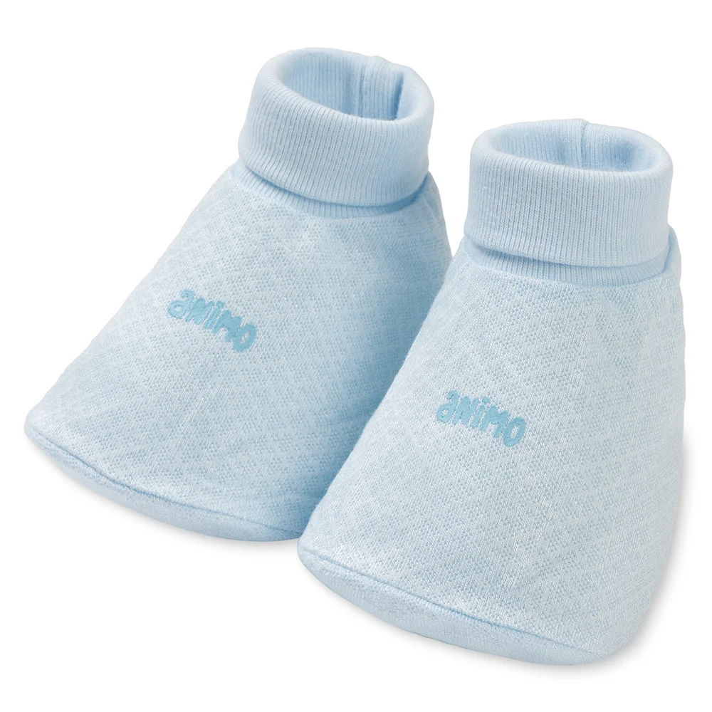 Set 6 bao tay chân sơ sinh Animo BA0425075 (NB,Trắng-xanh-vàng)