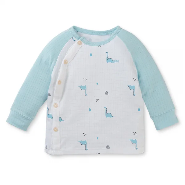 Set 2 bộ rayon chống muỗi dài Animo VD0425028 (0-24M,Xanh-trắng,TT06)