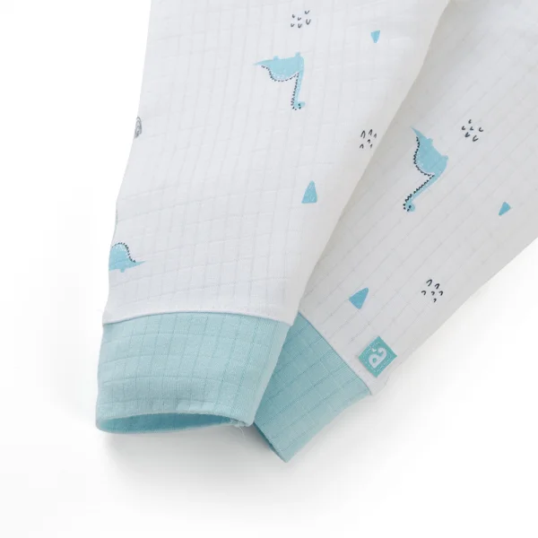 Set 2 bộ rayon chống muỗi dài Animo VD0425028 (0-24M,Xanh-trắng,TT06)