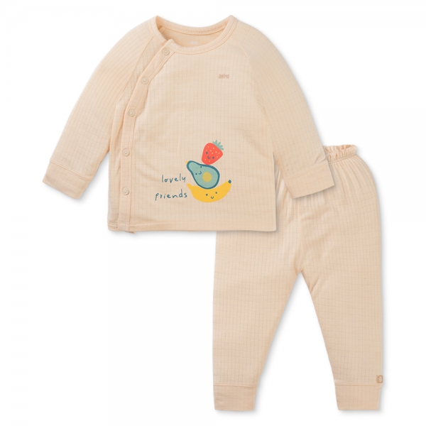 Set 2 bộ rayon chống muỗi dài Animo VD0425027 (0-24M,Kem -trắng,NN06)
