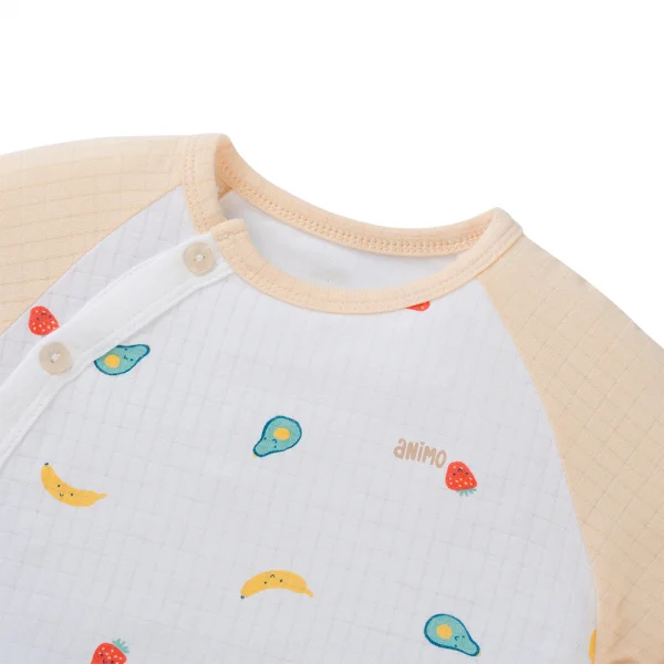 Set 2 bộ rayon chống muỗi dài Animo VD0425027 (0-24M,Kem -trắng,NN06)