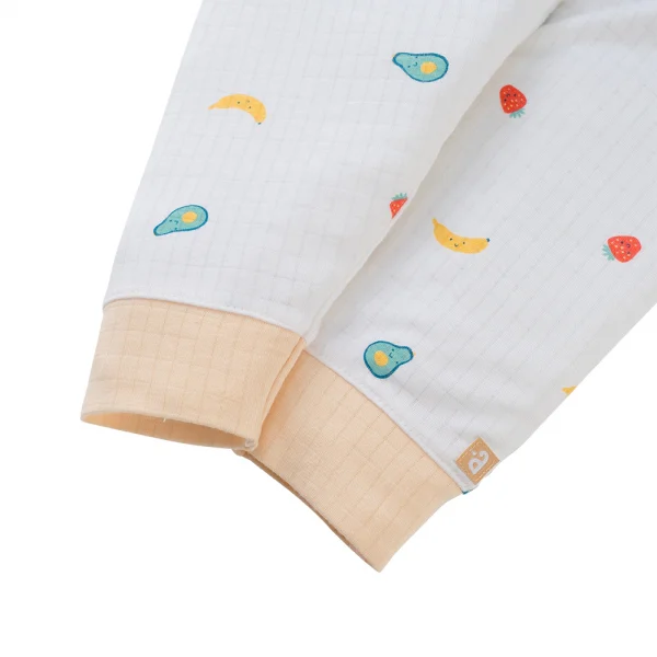 Set 2 bộ rayon chống muỗi dài Animo VD0425027 (0-24M,Kem -trắng,NN06)