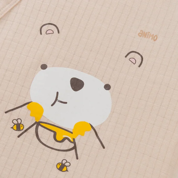 Set 2 bộ rayon chống muỗi ngắn Animo VD0425025 (0-24M,Be-trắng,NN06)