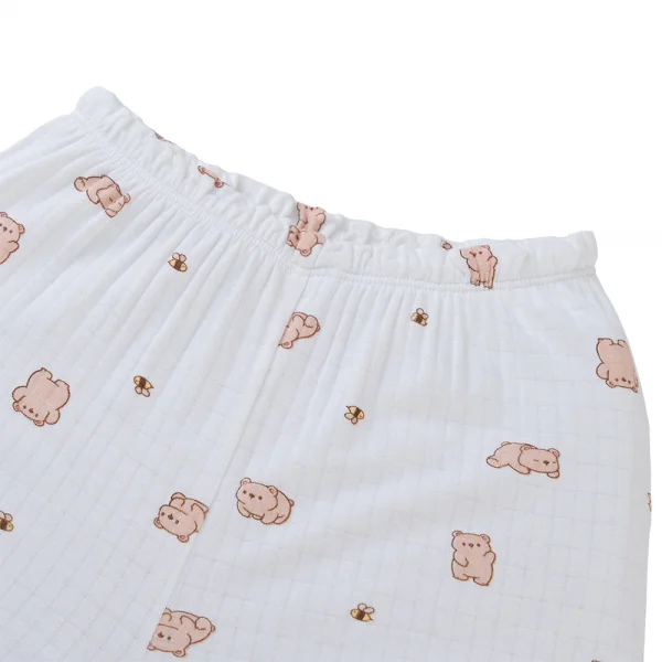 Set 2 bộ rayon chống muỗi ngắn Animo VD0425025 (0-24M,Be-trắng,NN06)