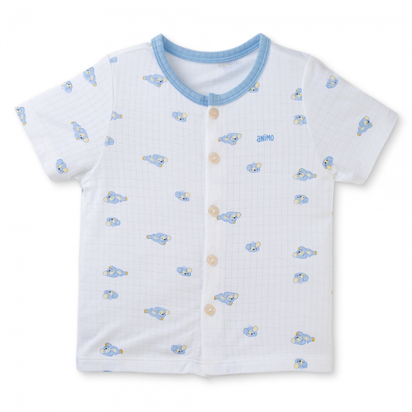 Set 2 bộ rayon chống muỗi ngắn Animo VD0425024 (0-24M,Biển-trắng,TT06)
