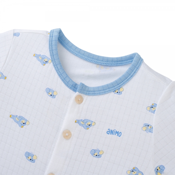 Set 2 bộ rayon chống muỗi ngắn Animo VD0425024 (0-24M,Biển-trắng,TT06)