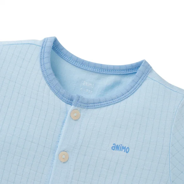 Set 2 bộ rayon chống muỗi ngắn Animo VD0425024 (0-24M,Biển-trắng,TT06)