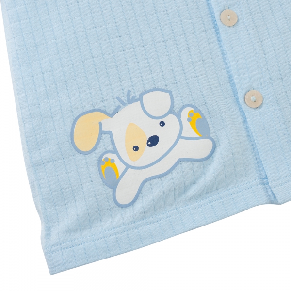 Set 2 bộ rayon chống muỗi ngắn Animo VD0425024 (0-24M,Biển-trắng,TT06)