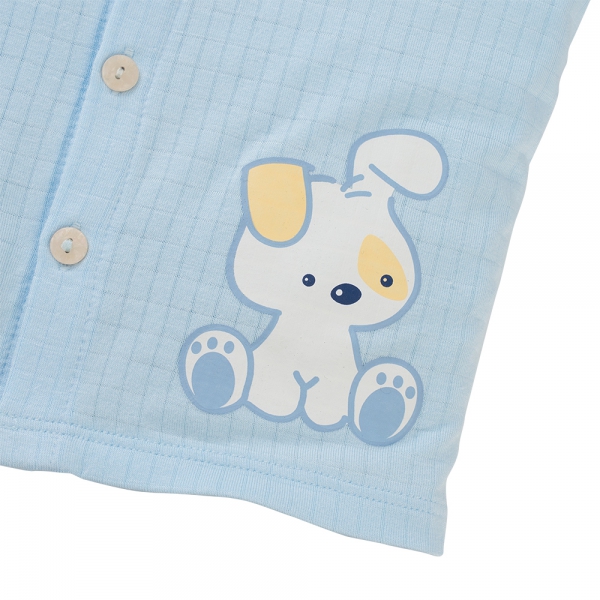 Set 2 bộ rayon chống muỗi ngắn Animo VD0425024 (0-24M,Biển-trắng,TT06)