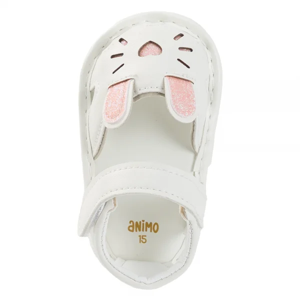 Giày tập đi chút chít Animo BG A2503_MN020 (15-17,Trắng)