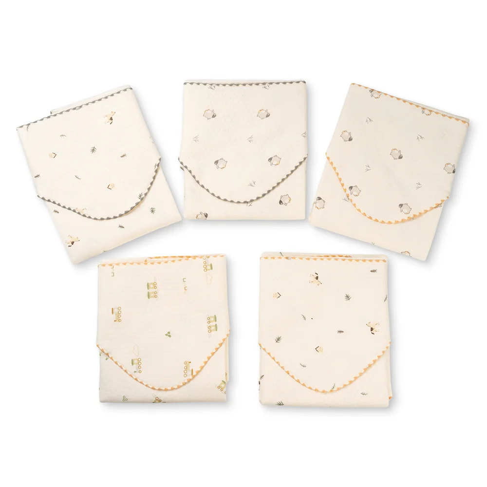 Khăn choàng ủ Sợi tre 3 lớp mỏng Animo T2501_NBA001 (75x80cm,Kem)